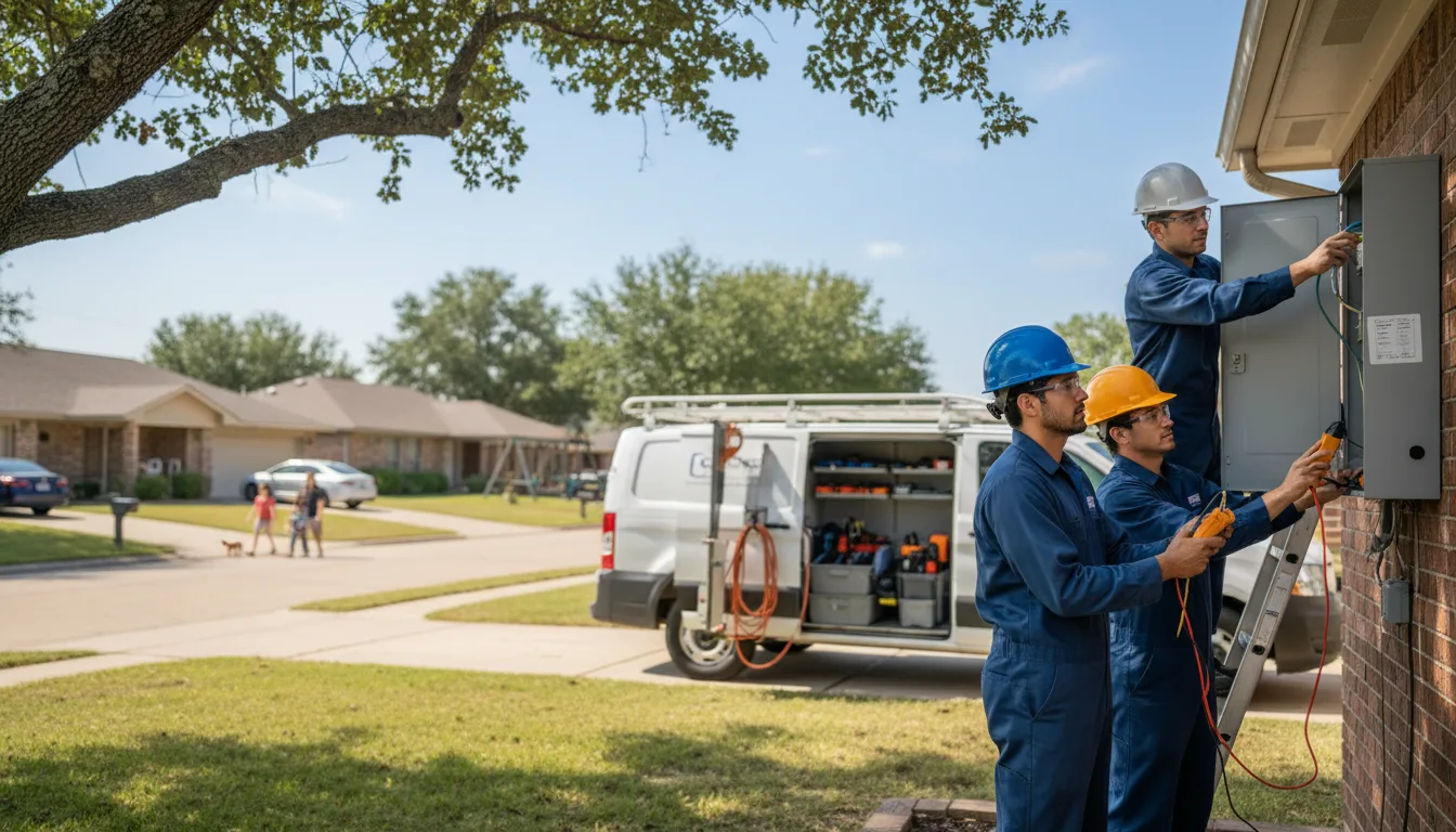 Certified electrician providing emergency electrical services in Poplar, MT
